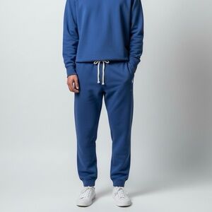 New Polo Ralph Lauren Blue Cotton Fleece Sweatpants Size XL